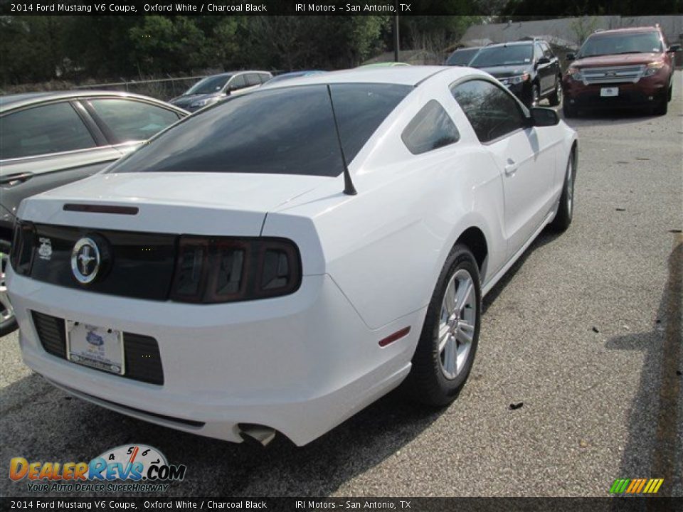 2014 Ford Mustang V6 Coupe Oxford White / Charcoal Black Photo #4
