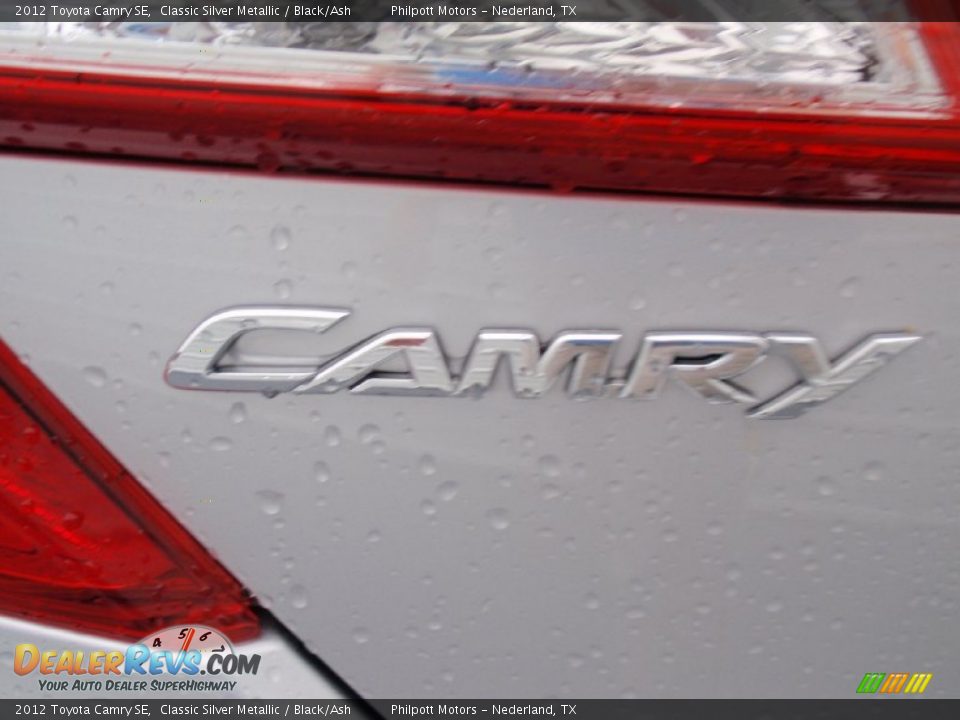 2012 Toyota Camry SE Classic Silver Metallic / Black/Ash Photo #20