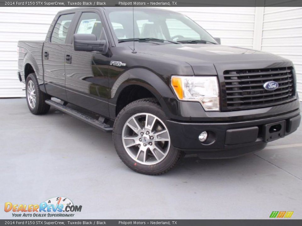2014 Ford F150 STX SuperCrew Tuxedo Black / Black Photo #2