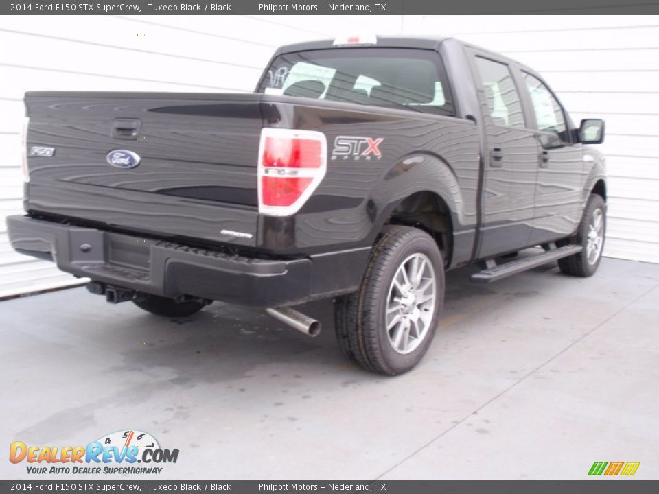 2014 Ford F150 STX SuperCrew Tuxedo Black / Black Photo #4