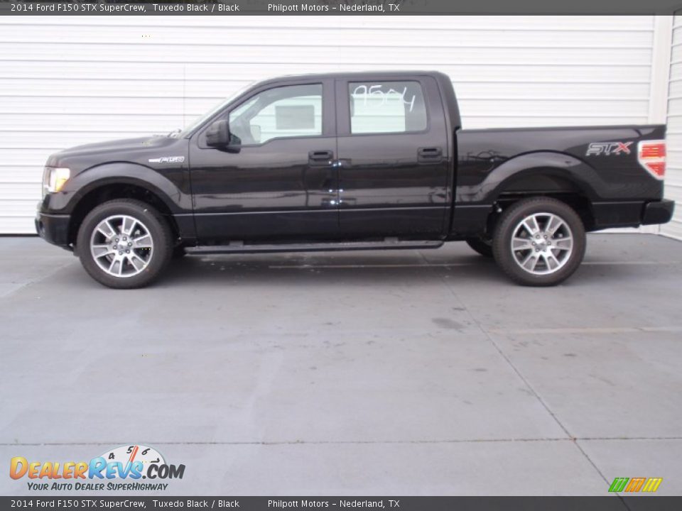 2014 Ford F150 STX SuperCrew Tuxedo Black / Black Photo #6