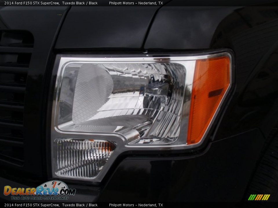 2014 Ford F150 STX SuperCrew Tuxedo Black / Black Photo #9