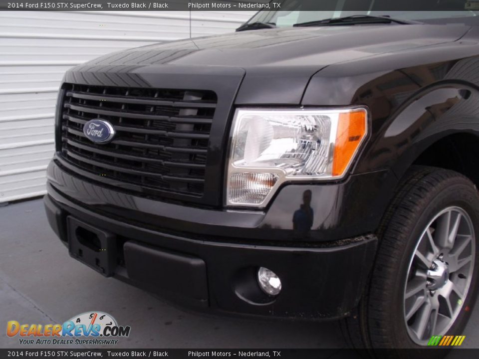 2014 Ford F150 STX SuperCrew Tuxedo Black / Black Photo #11