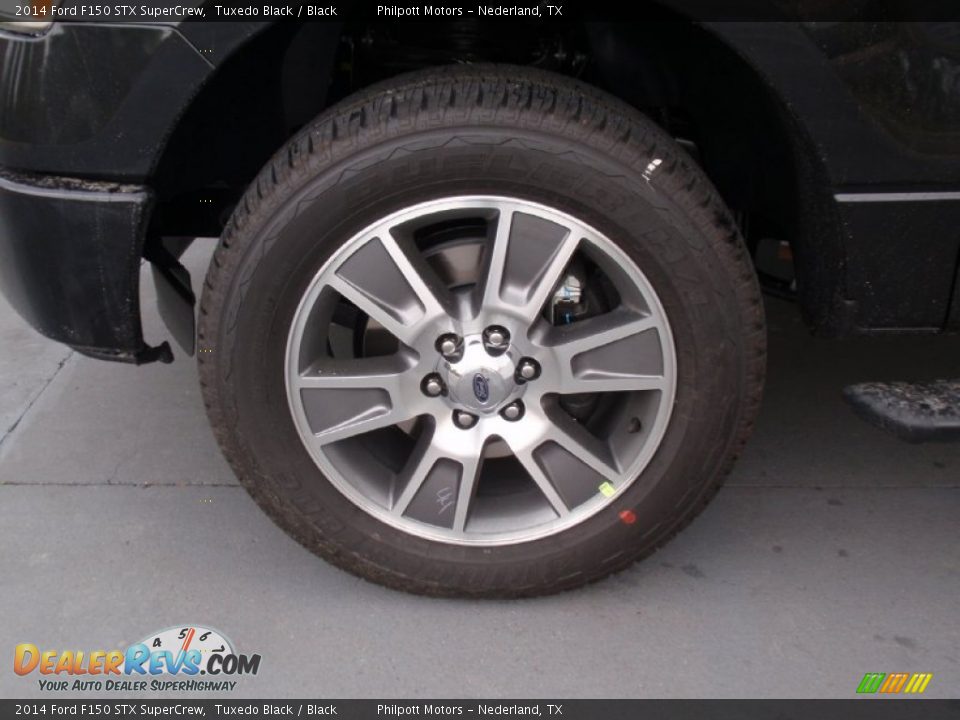 2014 Ford F150 STX SuperCrew Tuxedo Black / Black Photo #12