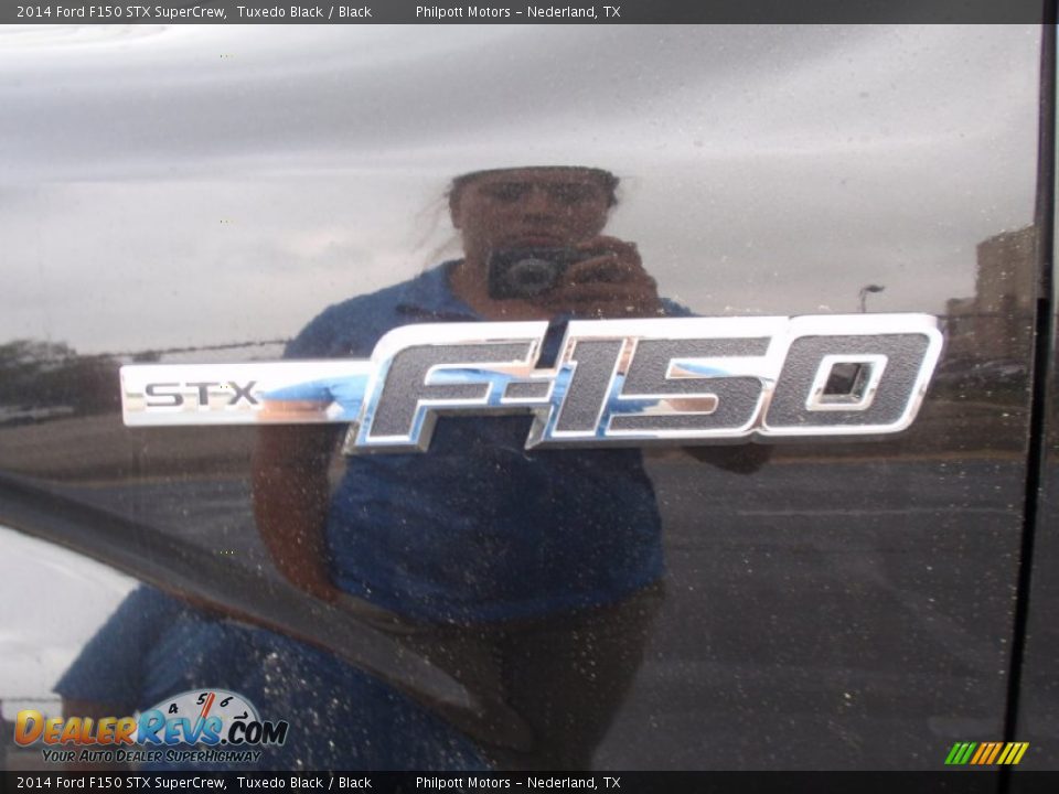 2014 Ford F150 STX SuperCrew Tuxedo Black / Black Photo #14