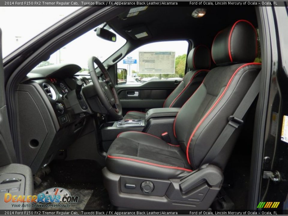 FX Appearance Black Leather/Alcantara Interior - 2014 Ford F150 FX2 Tremor Regular Cab Photo #7