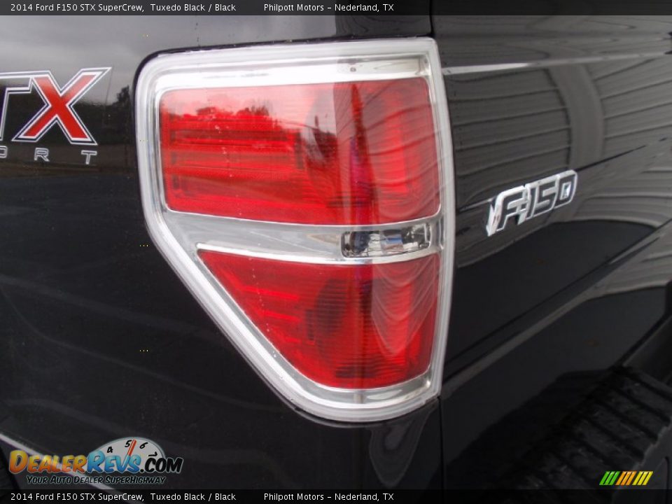 2014 Ford F150 STX SuperCrew Tuxedo Black / Black Photo #16