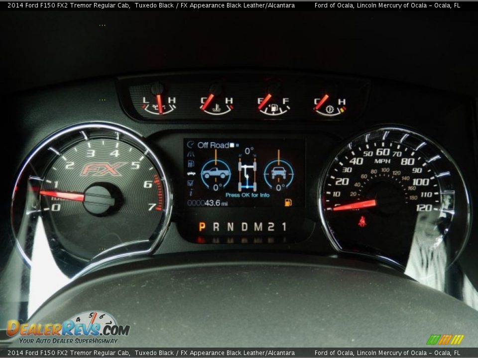 2014 Ford F150 FX2 Tremor Regular Cab Gauges Photo #9
