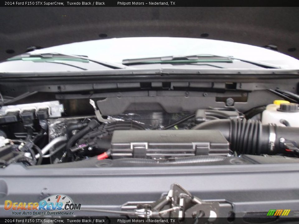 2014 Ford F150 STX SuperCrew Tuxedo Black / Black Photo #18