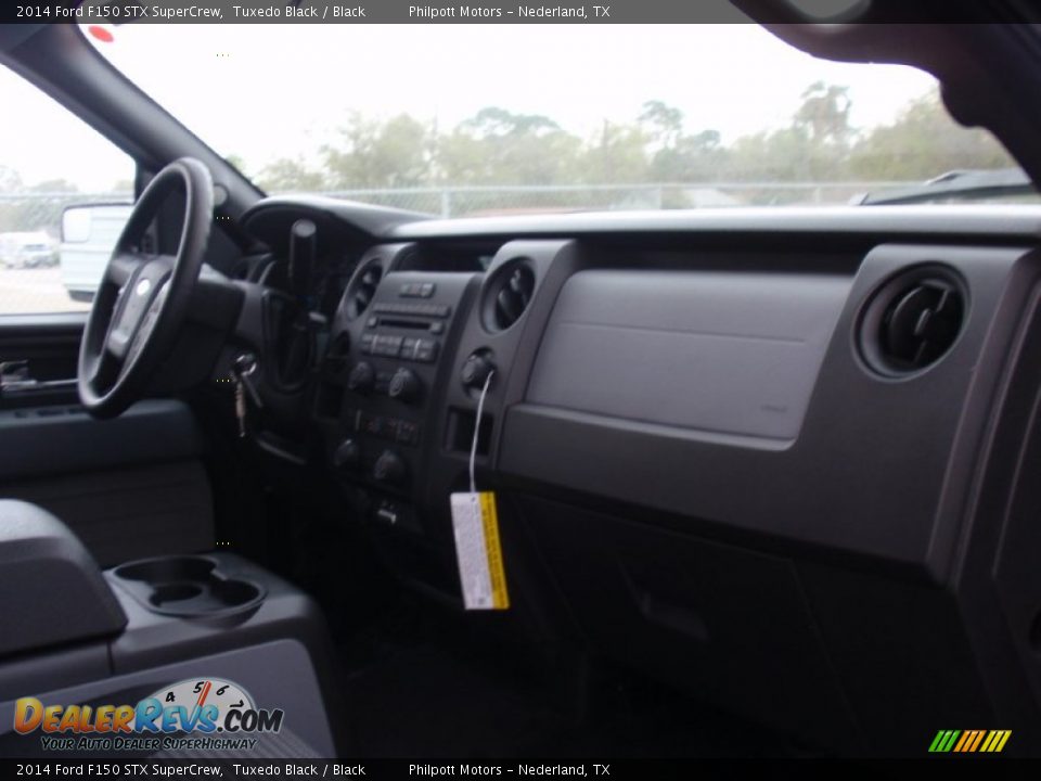 2014 Ford F150 STX SuperCrew Tuxedo Black / Black Photo #20