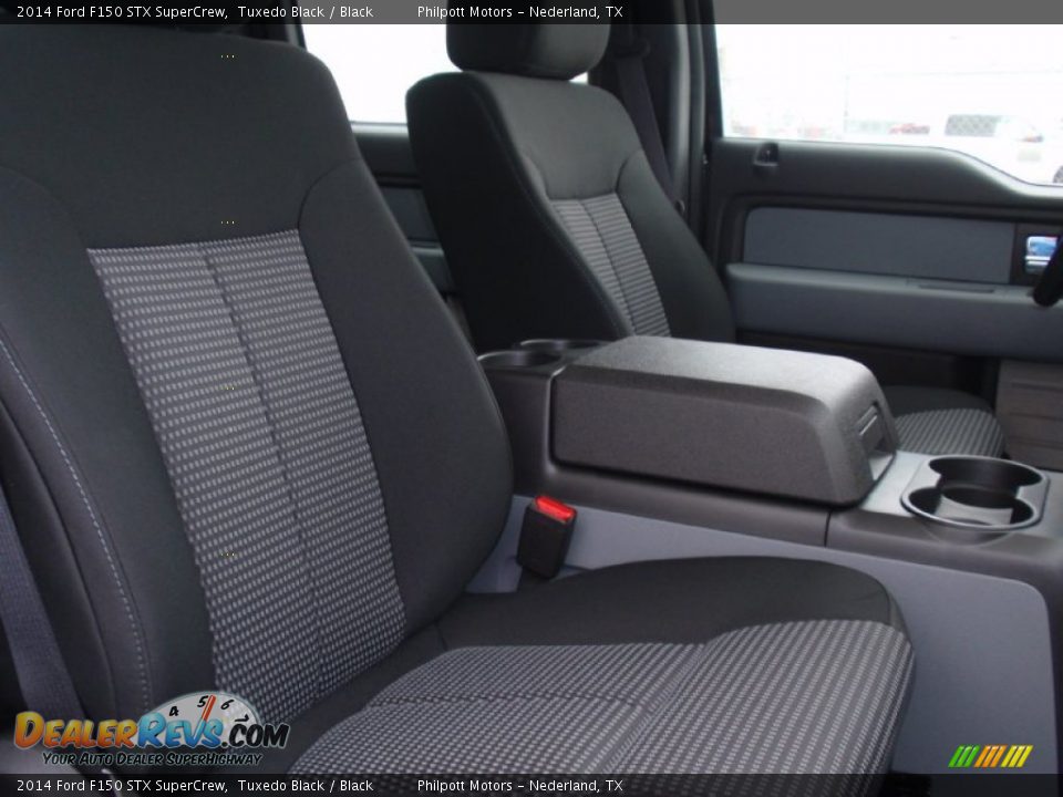 2014 Ford F150 STX SuperCrew Tuxedo Black / Black Photo #21