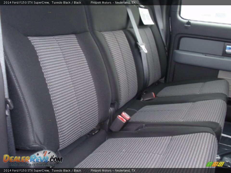 2014 Ford F150 STX SuperCrew Tuxedo Black / Black Photo #23