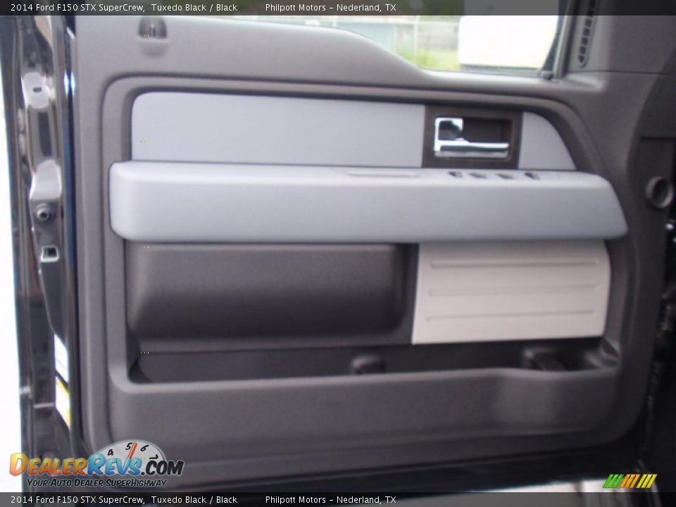 2014 Ford F150 STX SuperCrew Tuxedo Black / Black Photo #24