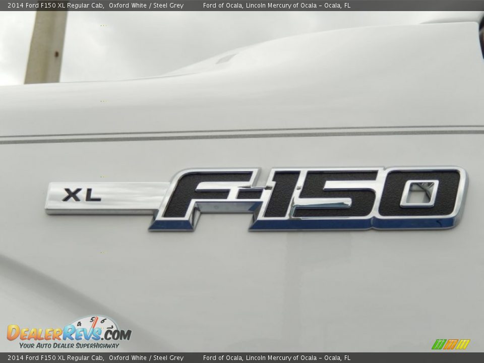 2014 Ford F150 XL Regular Cab Oxford White / Steel Grey Photo #5