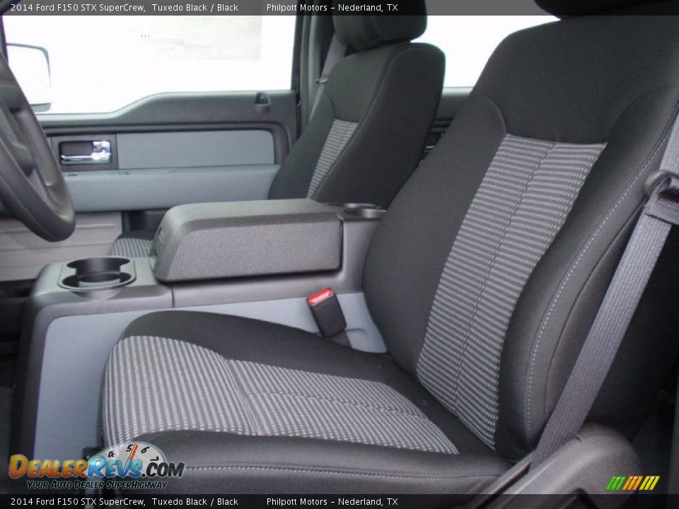 2014 Ford F150 STX SuperCrew Tuxedo Black / Black Photo #27