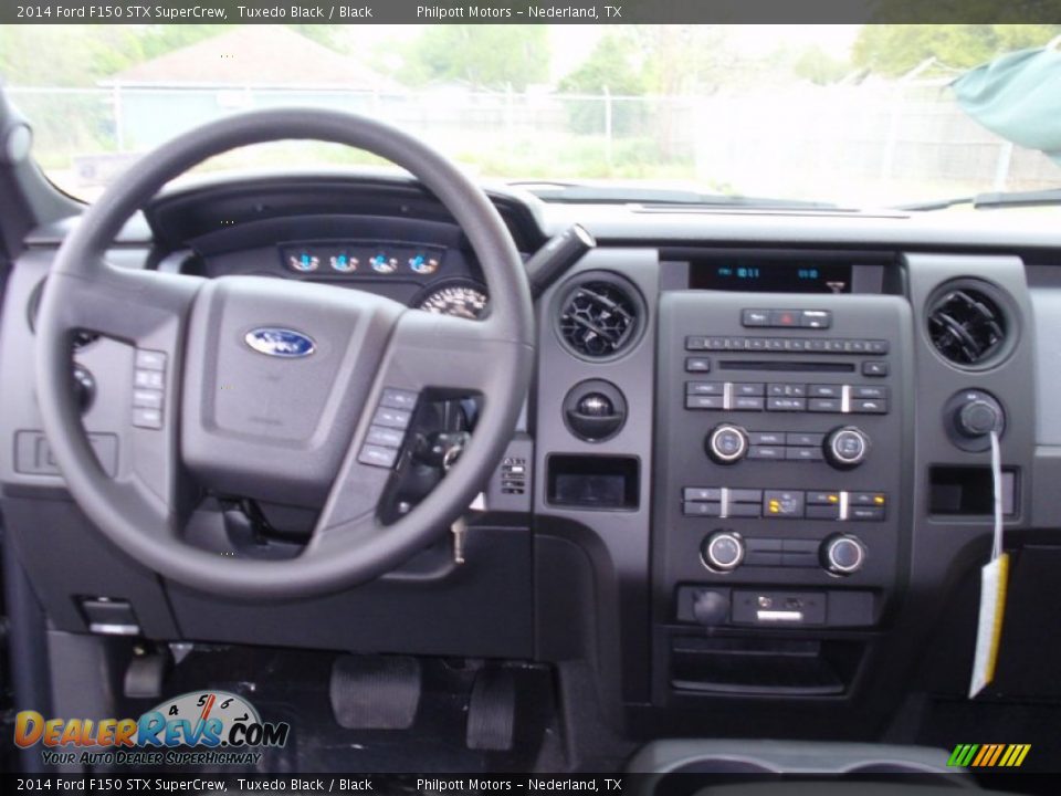 2014 Ford F150 STX SuperCrew Tuxedo Black / Black Photo #29