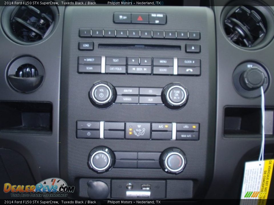 2014 Ford F150 STX SuperCrew Tuxedo Black / Black Photo #30