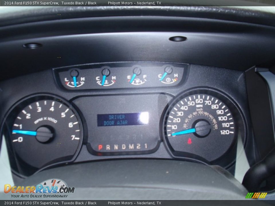 2014 Ford F150 STX SuperCrew Tuxedo Black / Black Photo #32
