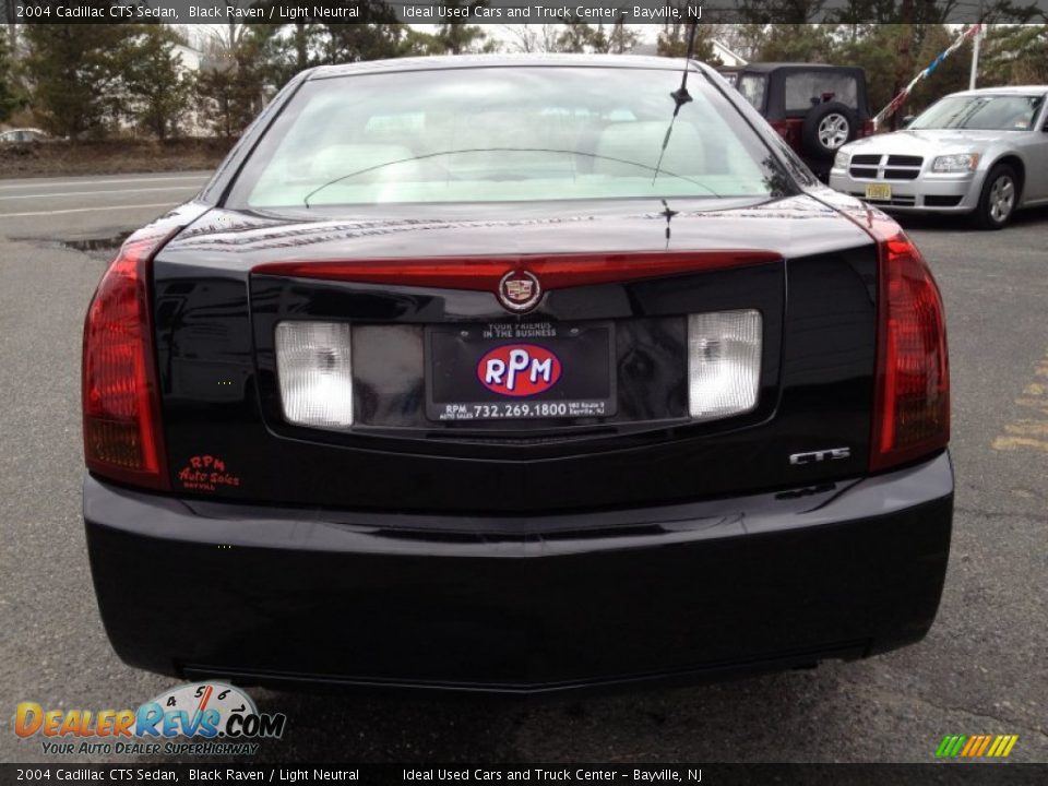 2004 Cadillac CTS Sedan Black Raven / Light Neutral Photo #16
