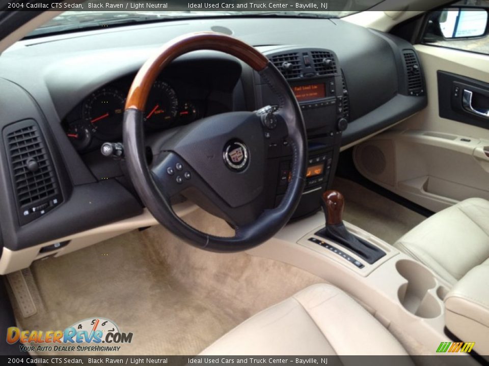 2004 Cadillac CTS Sedan Black Raven / Light Neutral Photo #23