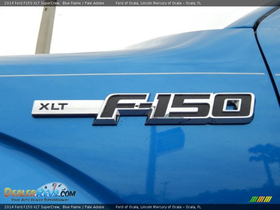 2014 Ford F150 XLT SuperCrew Blue Flame / Pale Adobe Photo #5