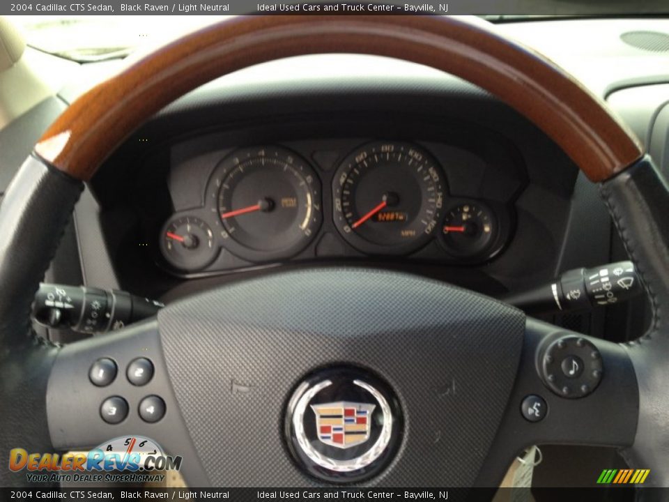 2004 Cadillac CTS Sedan Black Raven / Light Neutral Photo #32