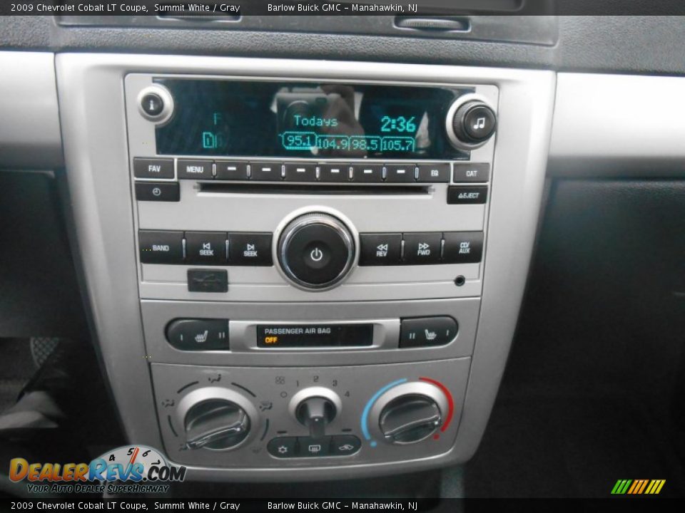 2009 Chevrolet Cobalt LT Coupe Summit White / Gray Photo #12