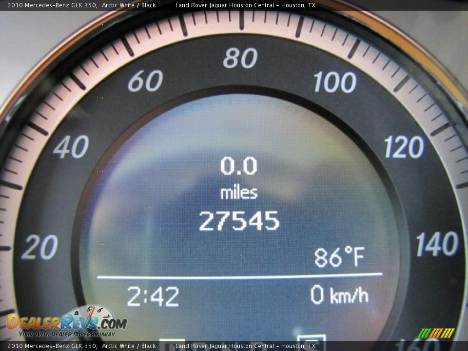 2010 Mercedes-Benz GLK 350 Arctic White / Black Photo #24
