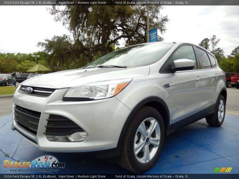 2014 Ford Escape SE 1.6L EcoBoost Ingot Silver / Medium Light Stone Photo #1