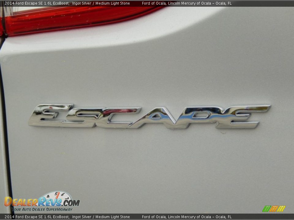 2014 Ford Escape SE 1.6L EcoBoost Ingot Silver / Medium Light Stone Photo #4