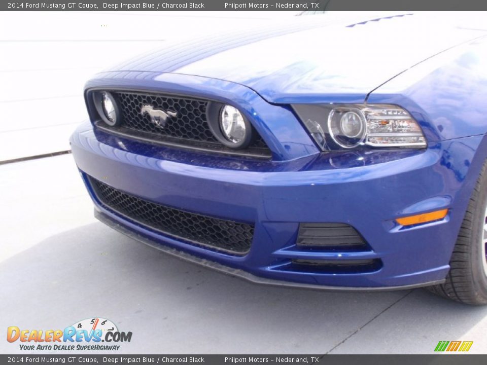 2014 Ford Mustang GT Coupe Deep Impact Blue / Charcoal Black Photo #11