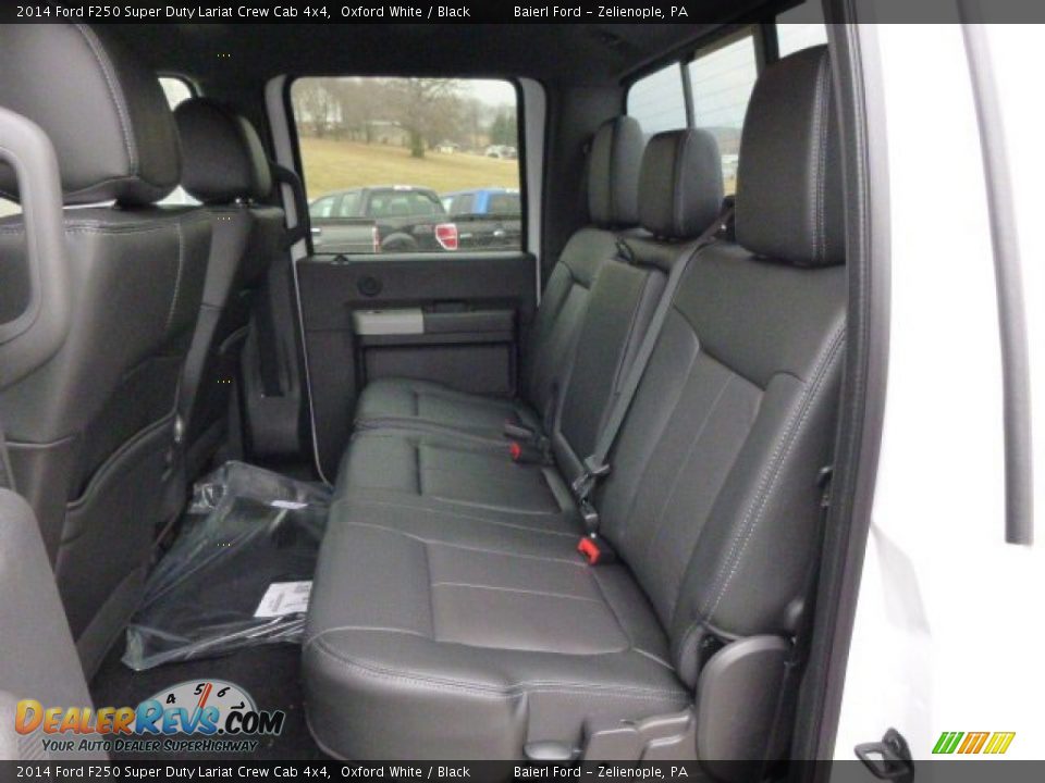 2014 Ford F250 Super Duty Lariat Crew Cab 4x4 Oxford White / Black Photo #11