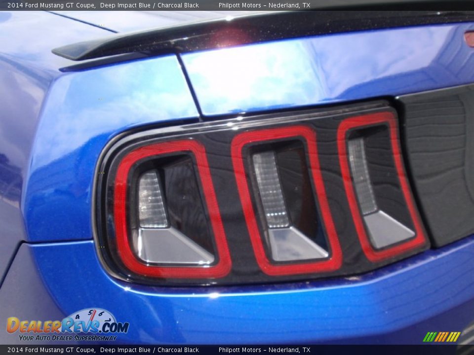 2014 Ford Mustang GT Coupe Deep Impact Blue / Charcoal Black Photo #15
