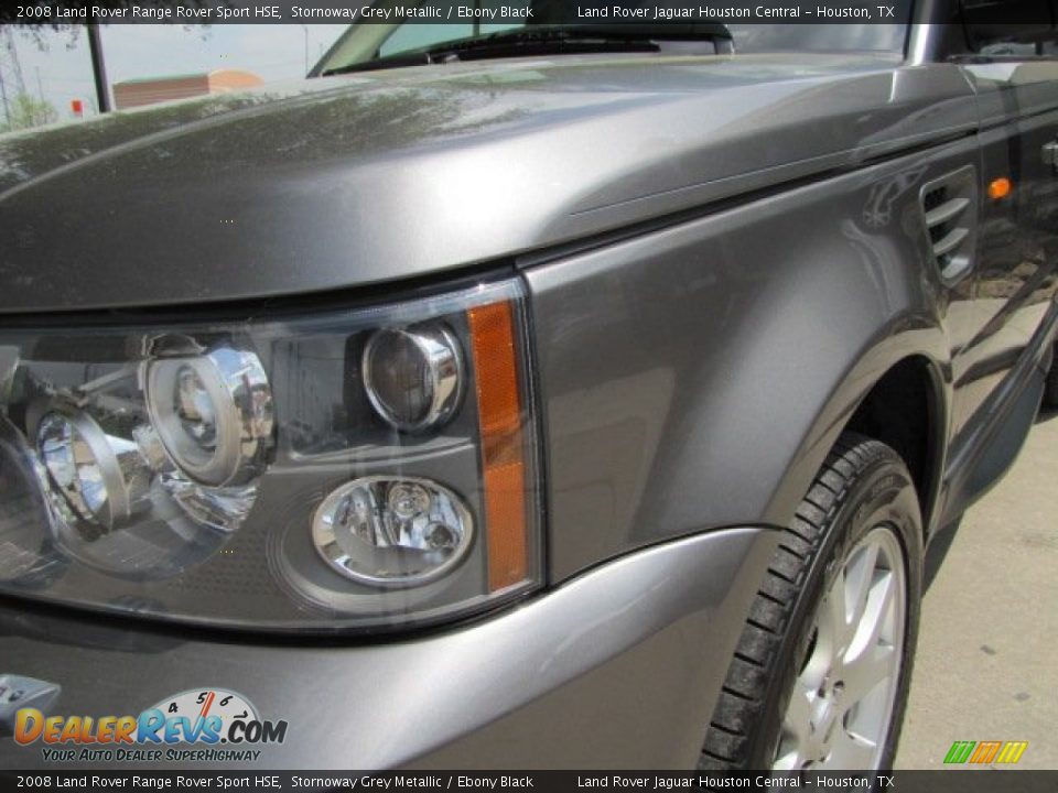 2008 Land Rover Range Rover Sport HSE Stornoway Grey Metallic / Ebony Black Photo #6