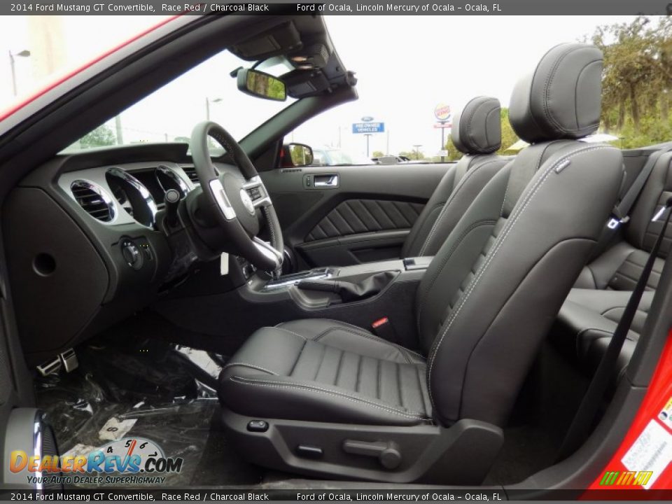Charcoal Black Interior - 2014 Ford Mustang GT Convertible Photo #5