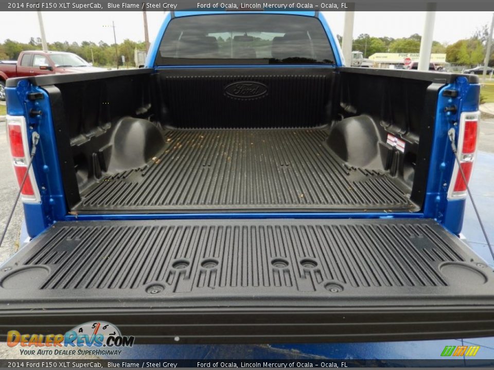 2014 Ford F150 XLT SuperCab Blue Flame / Steel Grey Photo #4