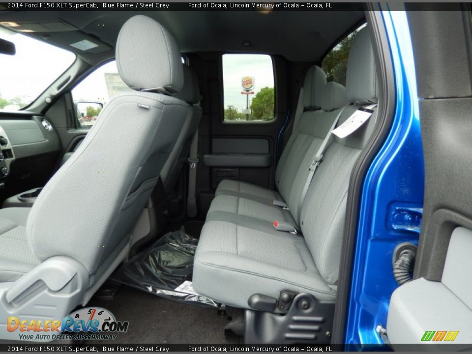 Rear Seat of 2014 Ford F150 XLT SuperCab Photo #7