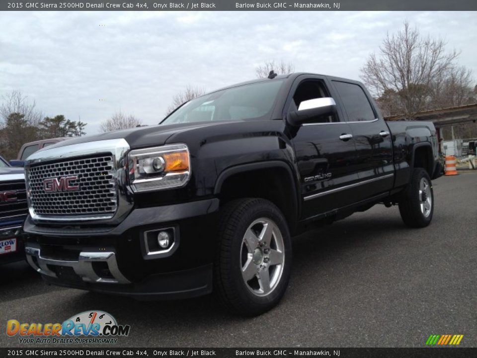 2015 GMC Sierra 2500HD Denali Crew Cab 4x4 Onyx Black / Jet Black Photo #1
