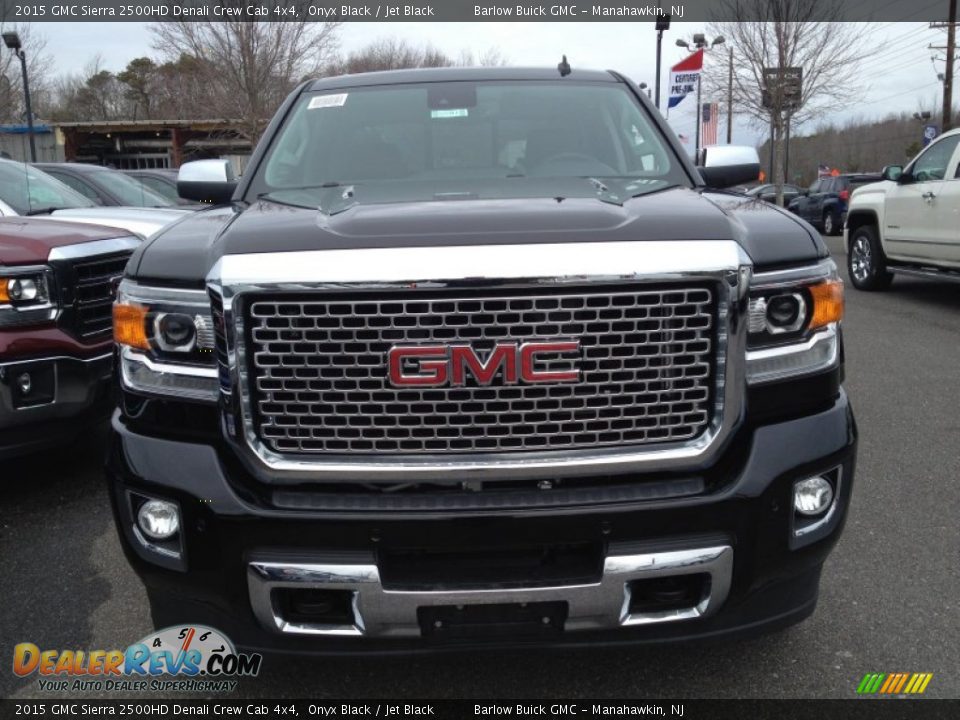 2015 GMC Sierra 2500HD Denali Crew Cab 4x4 Onyx Black / Jet Black Photo #2