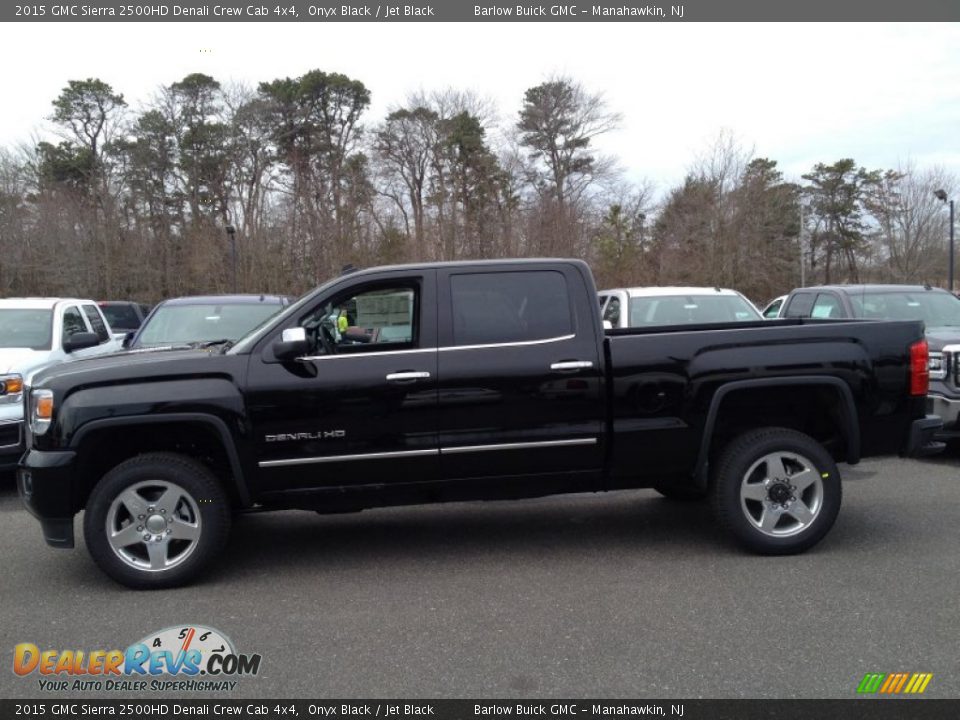 Onyx Black 2015 GMC Sierra 2500HD Denali Crew Cab 4x4 Photo #3