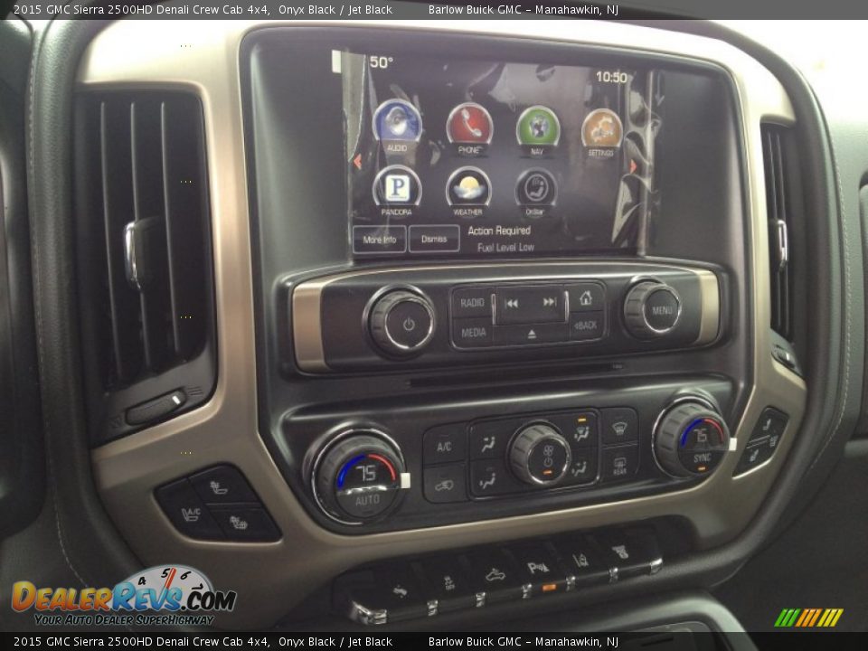 2015 GMC Sierra 2500HD Denali Crew Cab 4x4 Onyx Black / Jet Black Photo #10