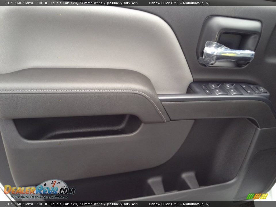 2015 GMC Sierra 2500HD Double Cab 4x4 Summit White / Jet Black/Dark Ash Photo #7