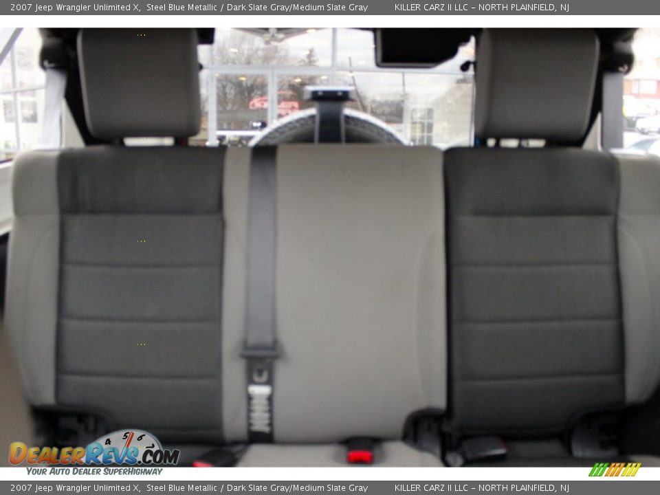 2007 Jeep Wrangler Unlimited X Steel Blue Metallic / Dark Slate Gray/Medium Slate Gray Photo #9