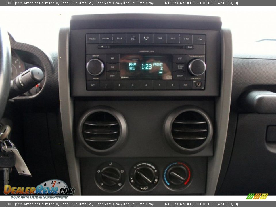 2007 Jeep Wrangler Unlimited X Steel Blue Metallic / Dark Slate Gray/Medium Slate Gray Photo #17