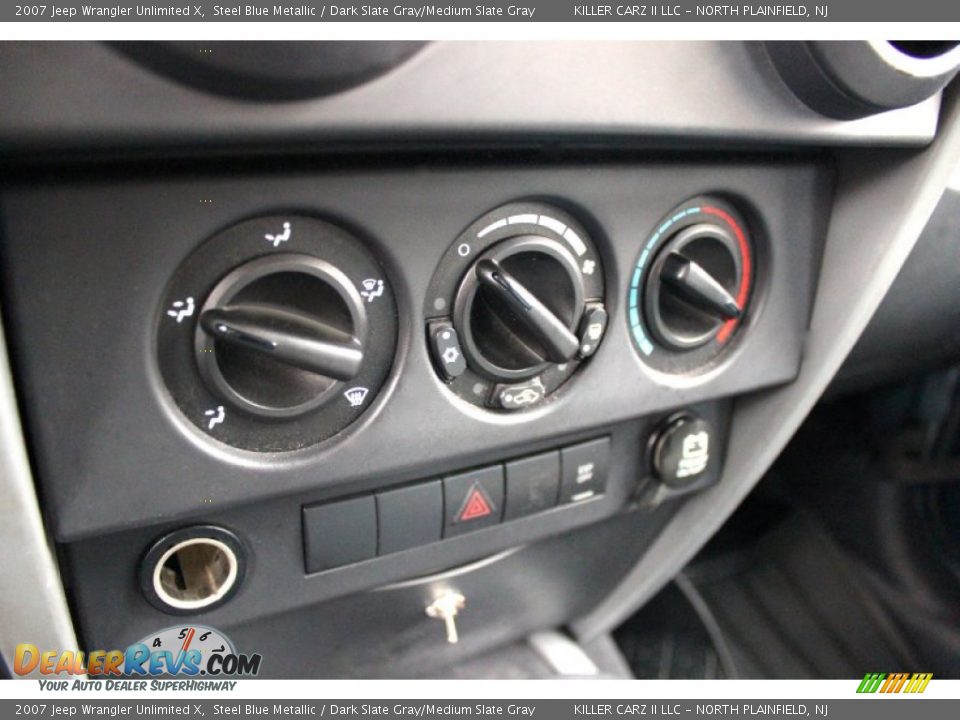 2007 Jeep Wrangler Unlimited X Steel Blue Metallic / Dark Slate Gray/Medium Slate Gray Photo #18