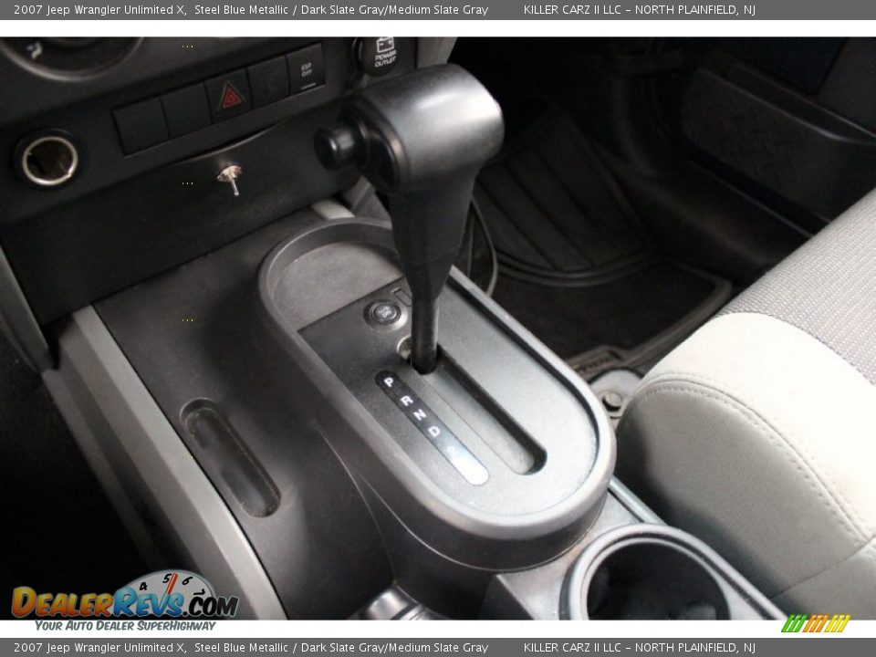 2007 Jeep Wrangler Unlimited X Steel Blue Metallic / Dark Slate Gray/Medium Slate Gray Photo #19