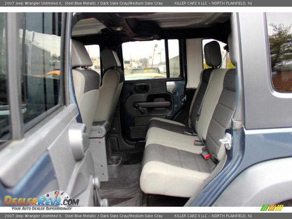 2007 Jeep Wrangler Unlimited X Steel Blue Metallic / Dark Slate Gray/Medium Slate Gray Photo #24