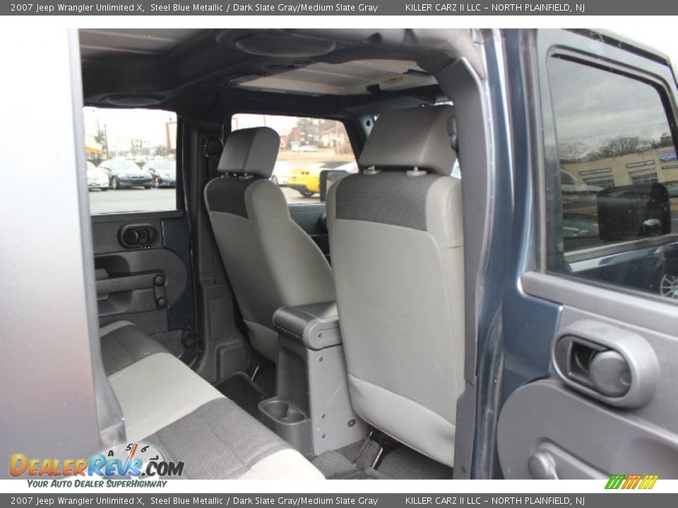 2007 Jeep Wrangler Unlimited X Steel Blue Metallic / Dark Slate Gray/Medium Slate Gray Photo #26