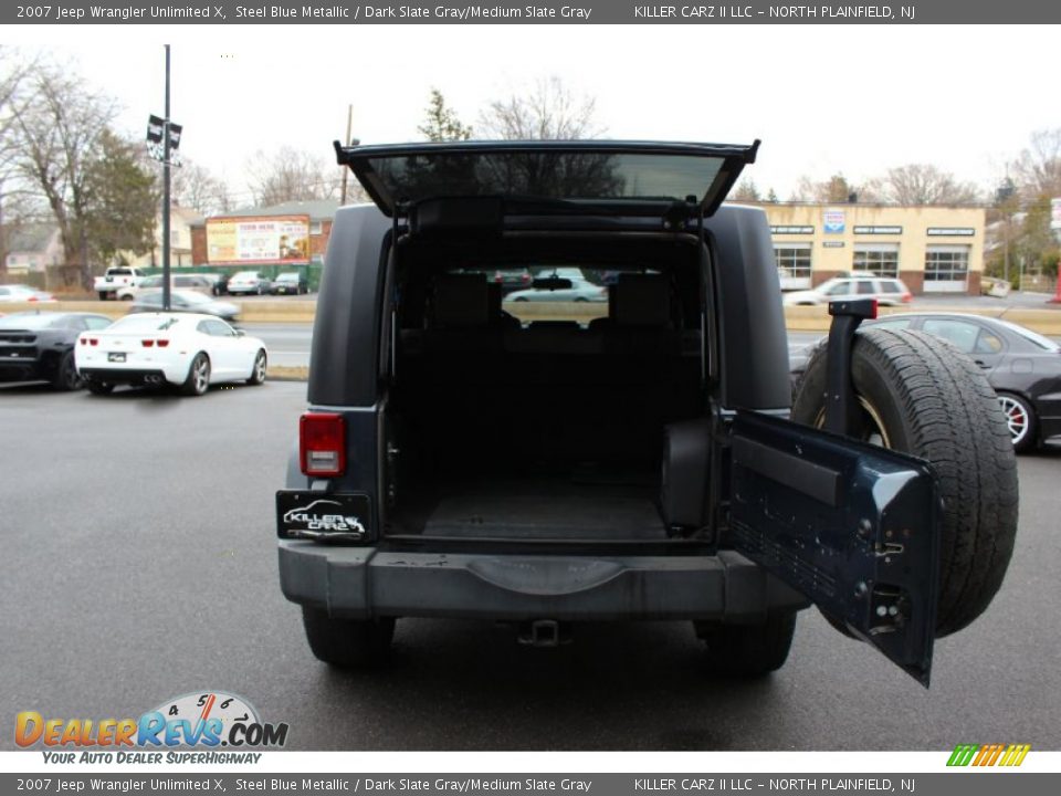 2007 Jeep Wrangler Unlimited X Steel Blue Metallic / Dark Slate Gray/Medium Slate Gray Photo #27