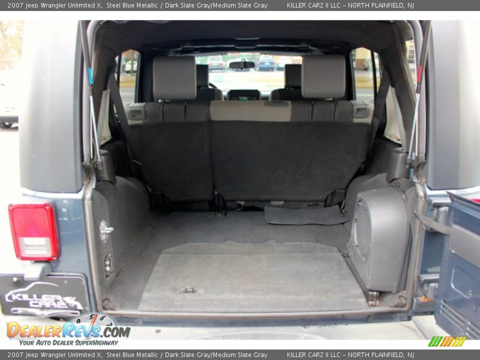 2007 Jeep Wrangler Unlimited X Steel Blue Metallic / Dark Slate Gray/Medium Slate Gray Photo #28